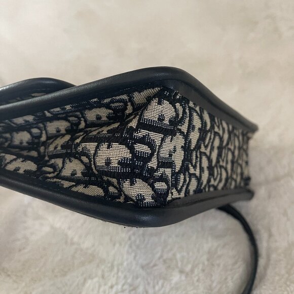 Christian Dior Montaigne 30 Oblique Jacquard Canvas Blue - Picture 4 of 14